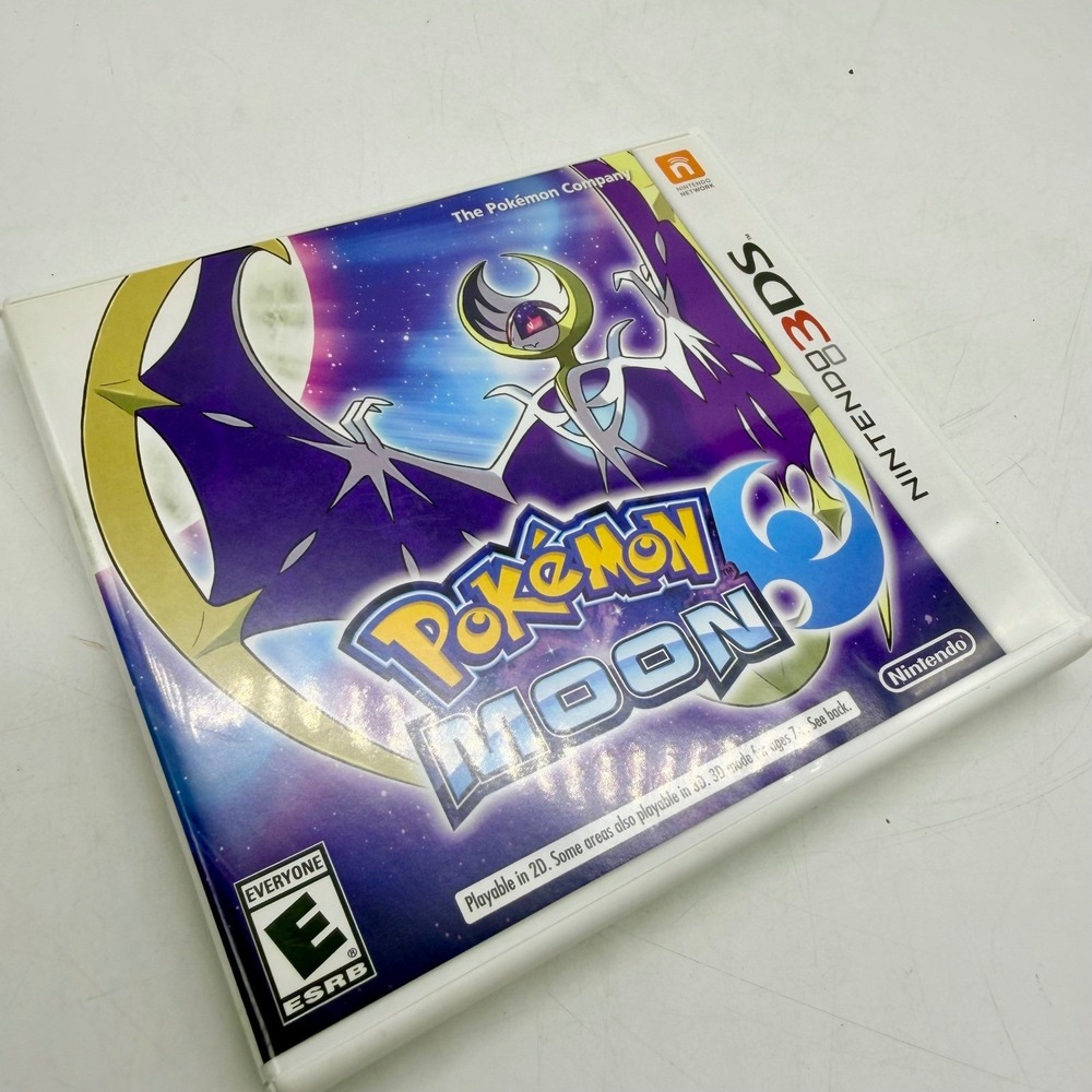 Nintendo Pokemon Moon Nintendo 3DS Video Game with Case